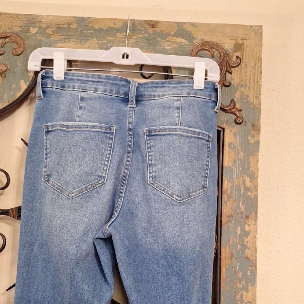 Jelly Jeans Ripped & Distressed  Wide Leg Jeans. NWOT Size 3 - Picture 8 of 11
